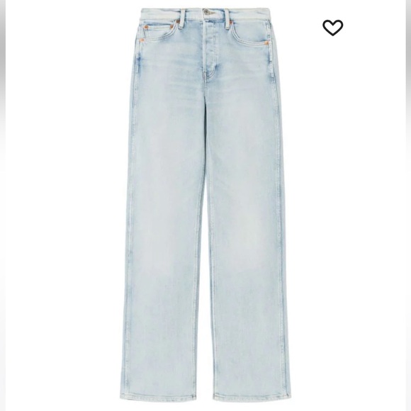 Re/done High Rise Loose Jeans - Picture 2 of 3